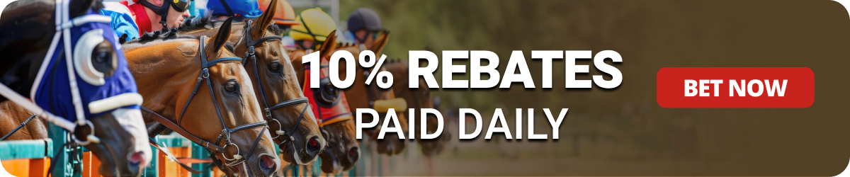 The Best Horse Racing Rebates, up to 10% Paid Daily